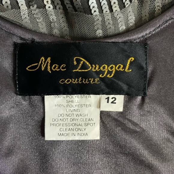 Mac Duggal Couture Sequin Sleeveless Dress - Picture 7 of 13